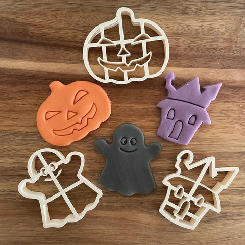 3D Knet-Ausstecher-Set Halloween - Limited Edition