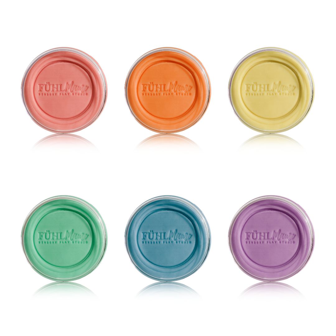 6er KNET-SET - Regenbogen