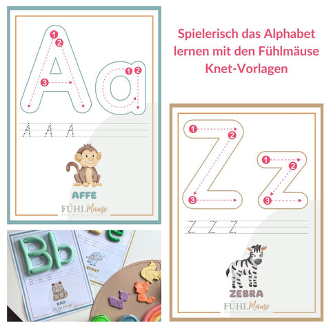 Knet-Vorlage ALPHABET