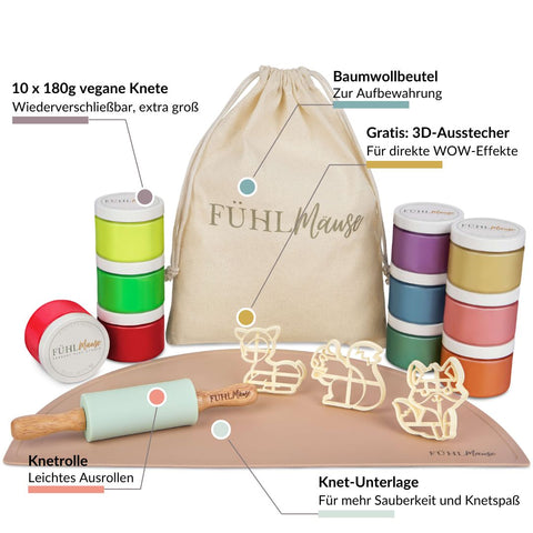 Fühlmäuse - Das ultimative Knet-Set