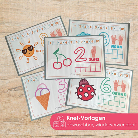 Knet-Vorlage ZAHLEN