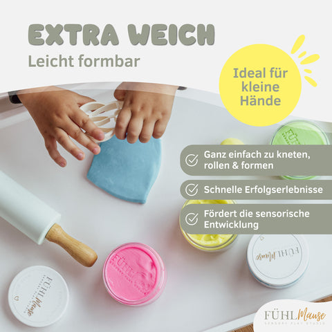 leicht formbare Kinderknete