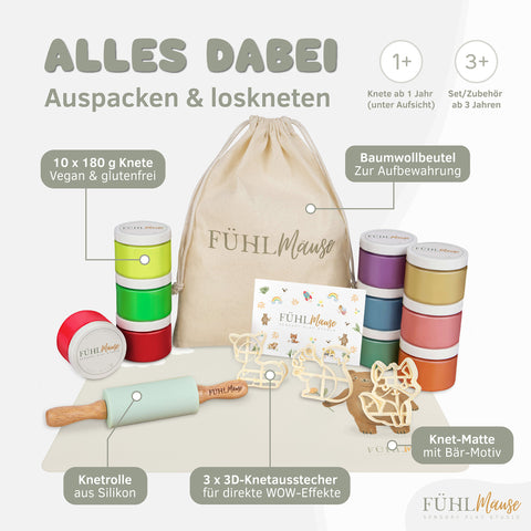 aufbewahrung knete Das ultimative Knet-Set – Fühlmäuse