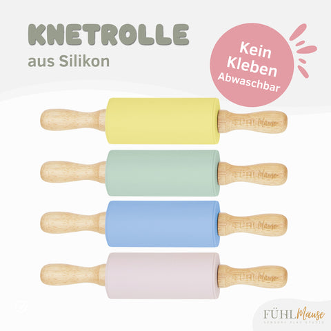 Knetrolle in vielen Farben