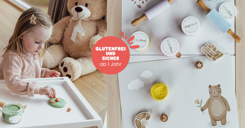 Für sicheren Knetspaß ab 1 Jahr